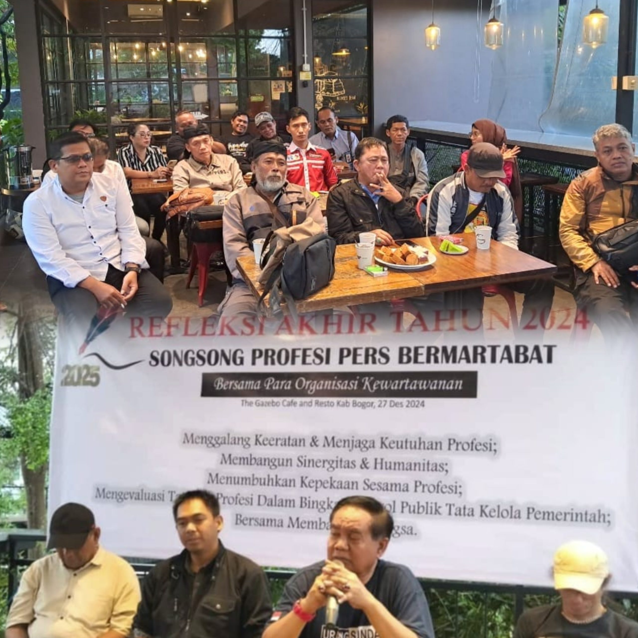 Refleksi Akhir Tahun 2024 Bersama Para Organisasi Pers