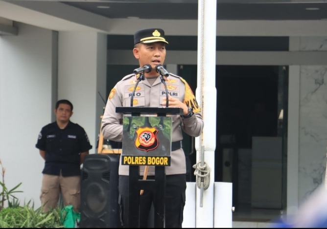 Operasi Patuh Lodaya 2025 Dimulai, Kapolres Bogor Pimpin Apel Gelar Pasukan