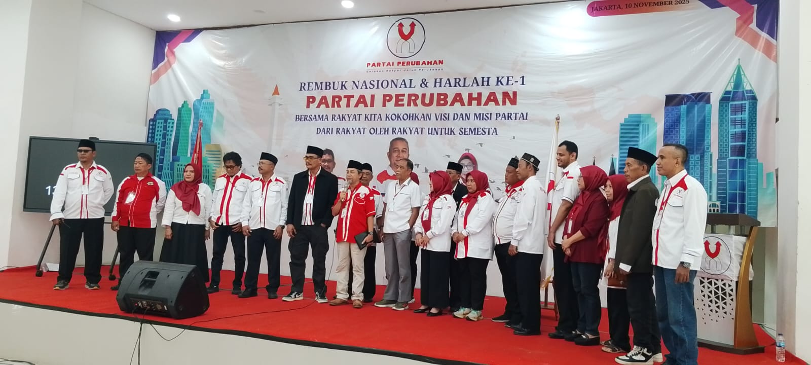 Rembuknas & HUT Pertama Partai Perubahan: Muhammad Ghufron Resmi Jadi Ketua Umum, Tegaskan Komitmen Kerakyatan
