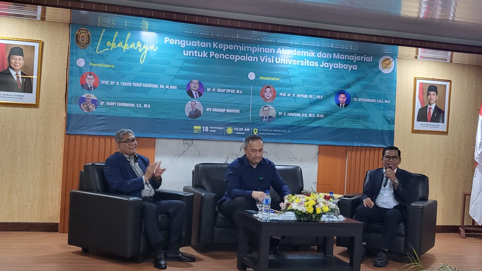 Universitas Jayabaya Gelar Lokakarya Penguatan Kepemimpinan Akademik